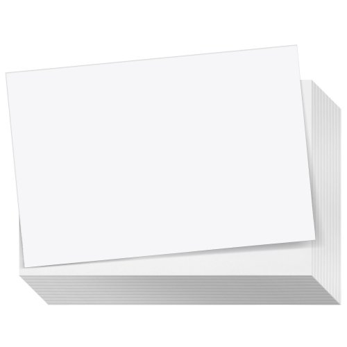 Blank Canvas Index Cards