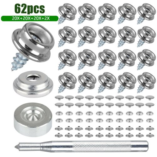 Stainless Steel Snap Press Stud Set