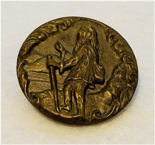 Danube Peasant Brass Button