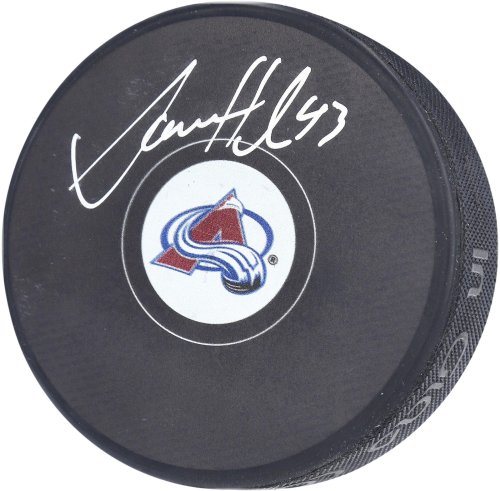 Darren Helm Avalanche Autographed Puck