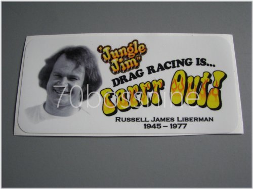 Jungle Jim's Drag Racing Decal