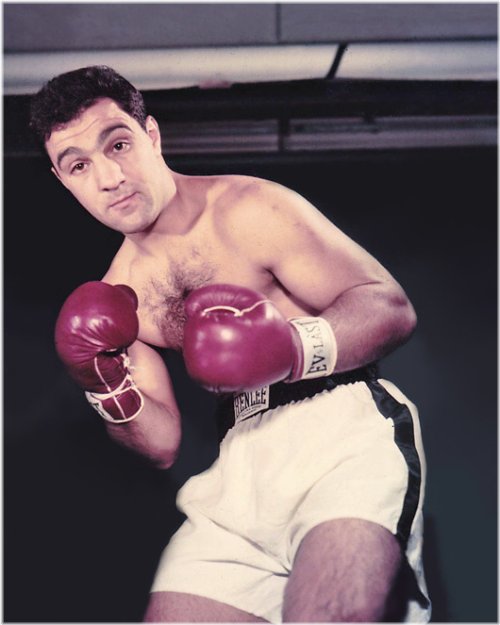 Champion's Legacy: Rocky Marciano Boxing Print