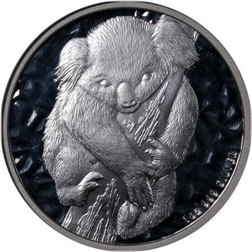 Silver Koala First Year Commemorative Coin with Aussie Flag Label