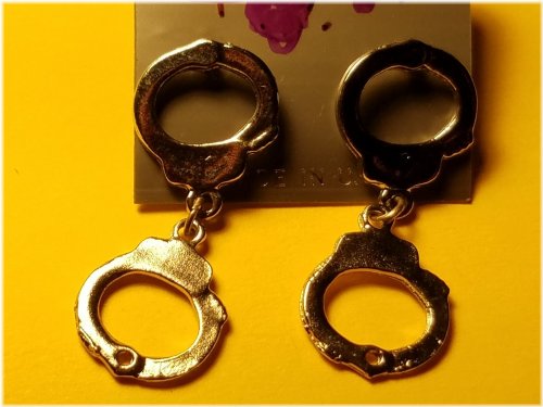 Silver Rocker Vintage Earrings Set