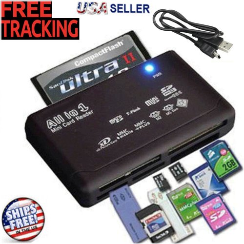 Multi-Format Memory Card Reader with High-Speed USB 2.0 Connectivity