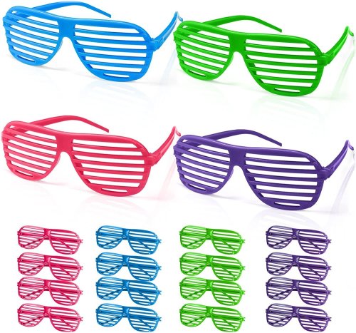 Colorful Shutter Shades - Set of 4