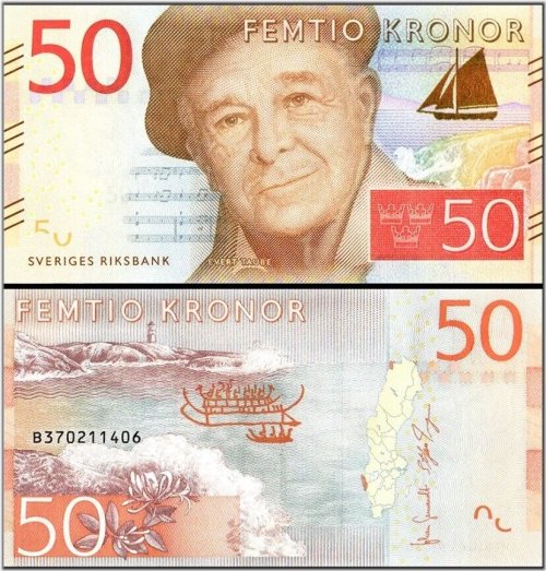 Nordic Heritage Banknote: 50 Kronor, 2015, P-70, UNC