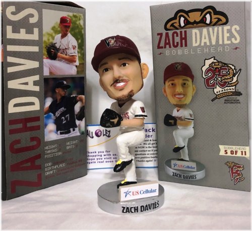Timber Rattlers Zach Davies Bobblehead