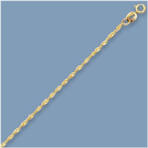 Golden Singapore Chain Anklet