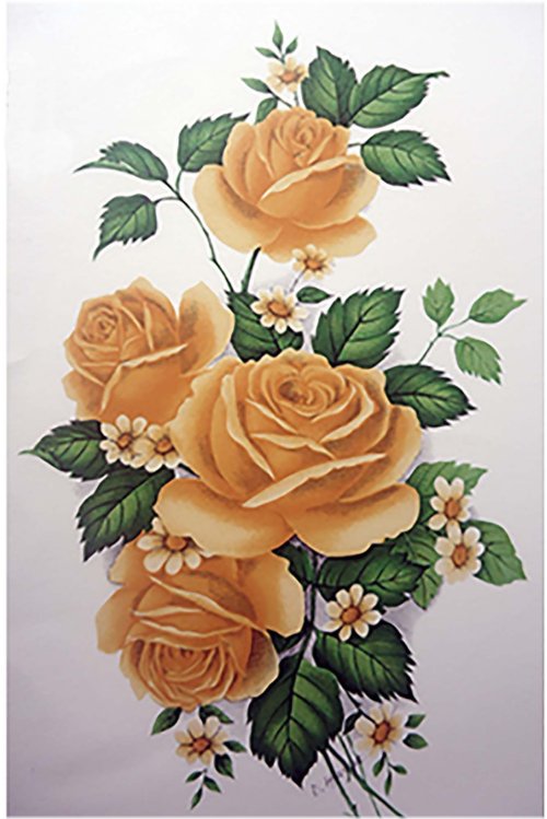 Floral Motif Ceramic Decals Collection