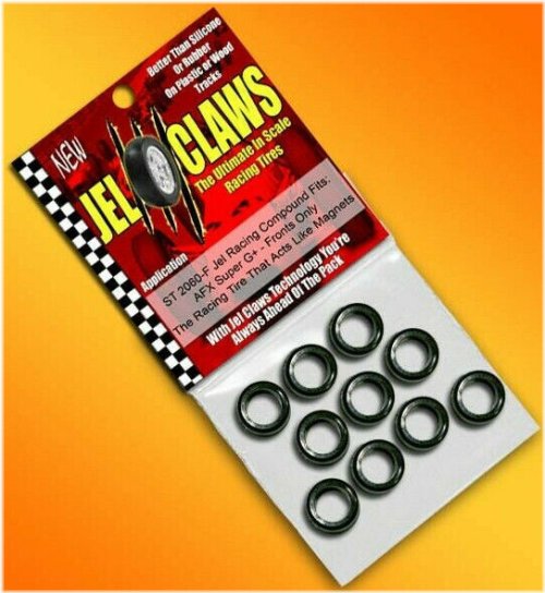 Jel Claws Front HO 1/64 Slot Car Tires - AFX Super G+ ST-2060-F