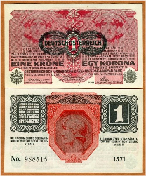 Vintage Austrian Currency