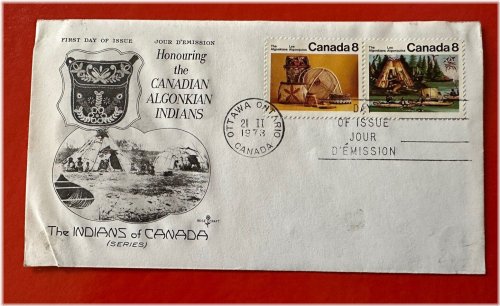 The Algonkians - Rose Craft Cachet Indians