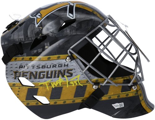 Pittsburgh Penguins Autographed Goalie Mask by Tristan Jarry