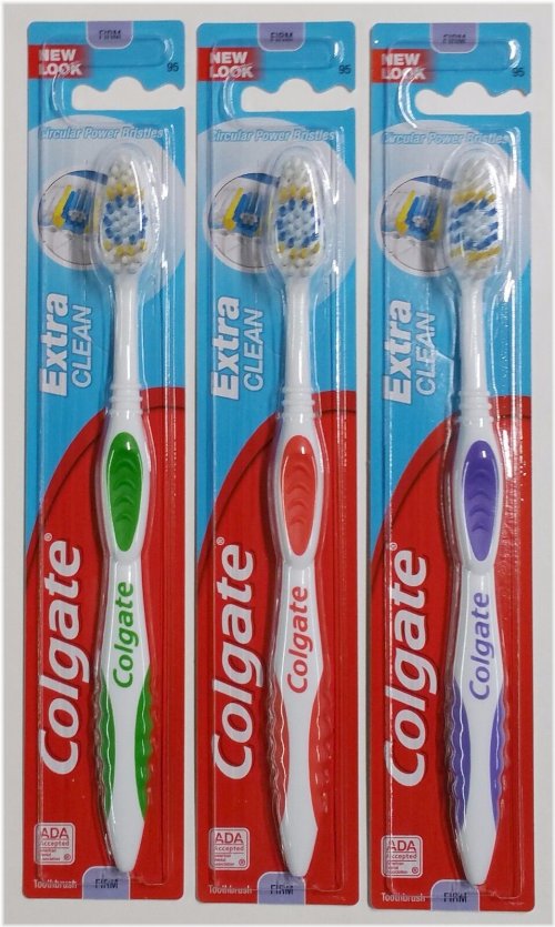 Extra Clean Firm Bristle Toothbrush by Colgate