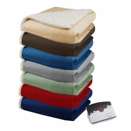 CozyCloud Sherpa Heated Blanket