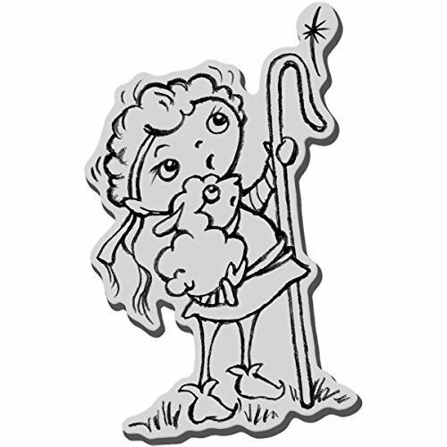 Shepherd Kiddo Cling Rubber Stamp by Stampendous