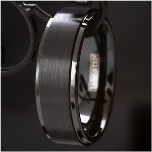 Midnight Stride Tungsten Ring