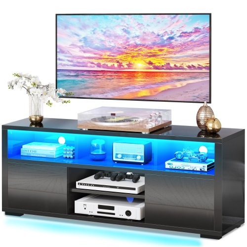 Sleek LED TV Stand Cabinet