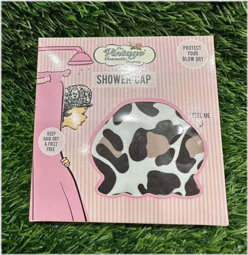 Leopard Print Shower Cap