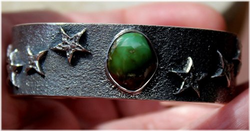 Turquoise Stone Tufa Bracelet