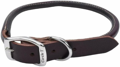 Latigo Leather Round Collar - Brown