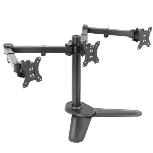 TriStand Pro: Adjustable Free-Standing Mount for Three 24" Monitors