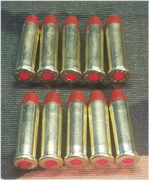 Red Brass 38 Special Weighted Caps - Set of 10