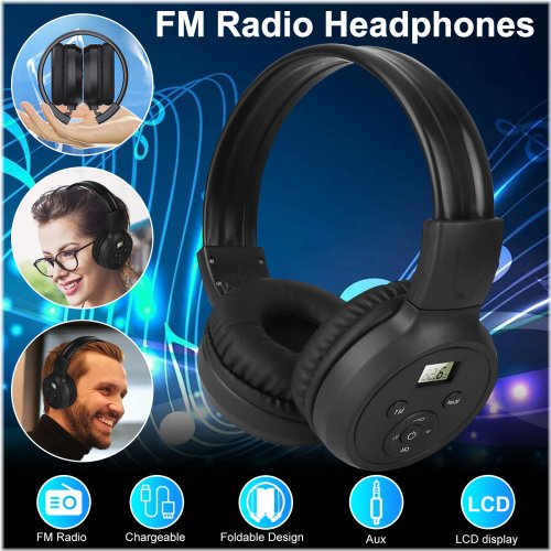 Radiant Audio Companion: Wireless Over-Ear FM Headphones