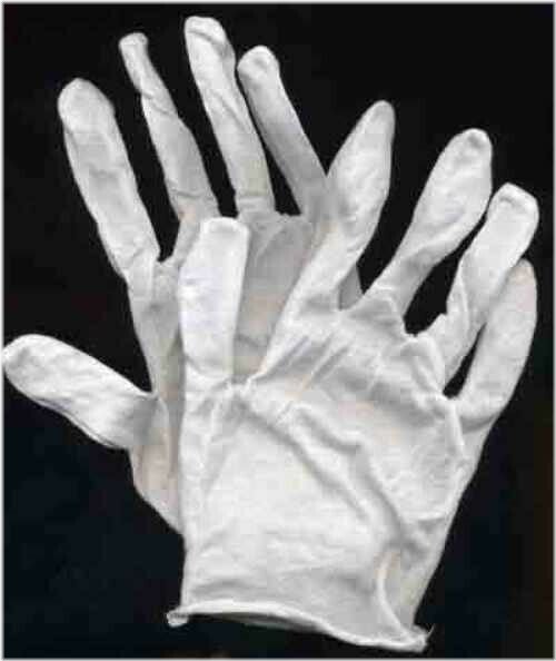 Cotton Coin Handling Gloves Set