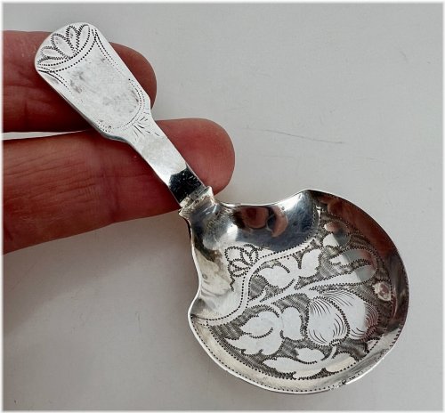 Regal English Silver Tea Caddy Spoon