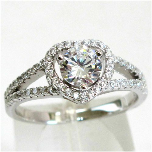 Snowflake Sparkle Sterling Silver Ring