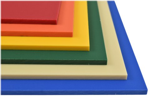 ColorPlast Sheets - Diverse Sizes, Colors, and Thicknesses of High-Density Polyethylene Plastic