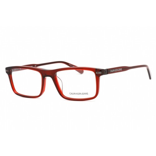 Crystal Oxblood Rectangular Eyeglasses