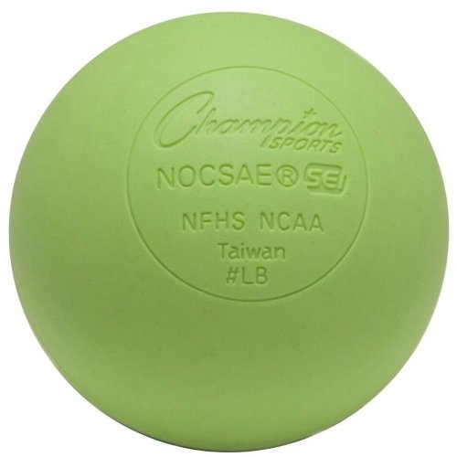 Green Rubber Lacrosse Ball by Champion Sports