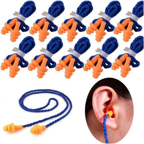 Silicone Corded Shooting Ear Plugs