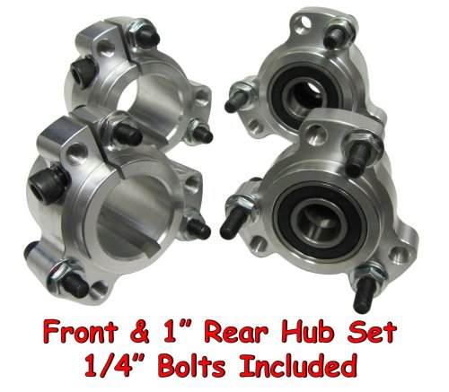 Aluminum Wheel Hub Set with Hardware for Go-Kart Cart