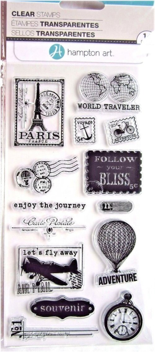 Global Adventure Clear Stamp Set