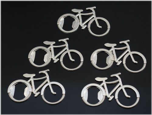 Bike Keychain Bottle Opener Set