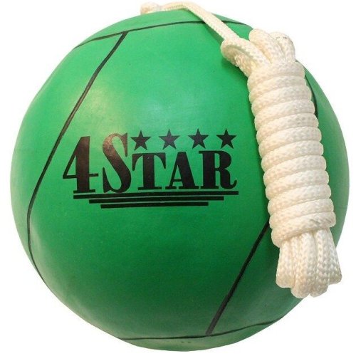 Green Tetherball Game with Rope for Outdoor Fun and Fitness