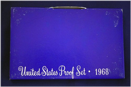 Authentic 1968-S US Mint Proof Set