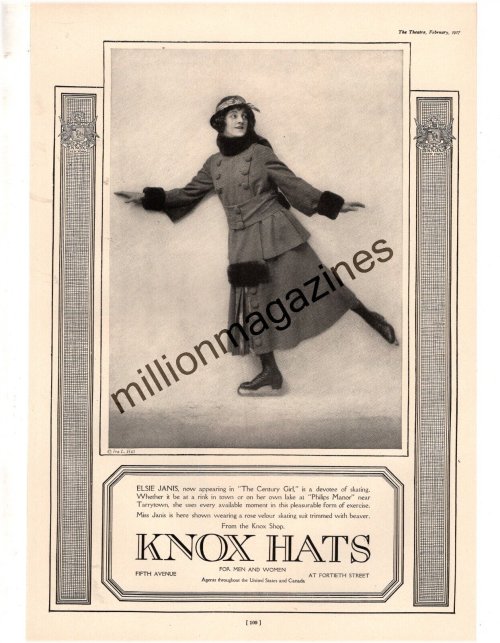 Frozen in Time: Vintage Elsie Janis Ad