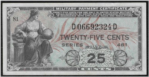 Crisp UNC Series 481 Five Cent