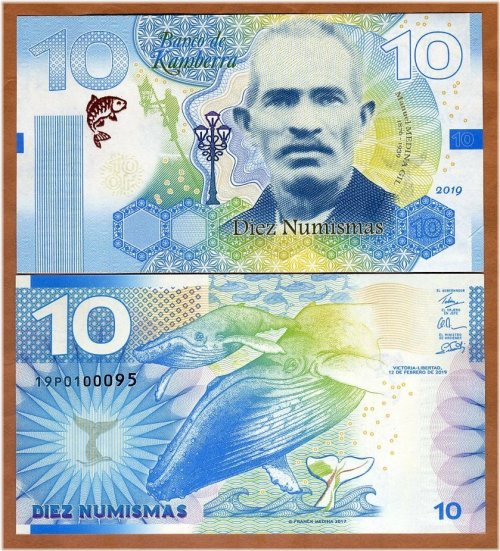 Kamberra Whale Numisma