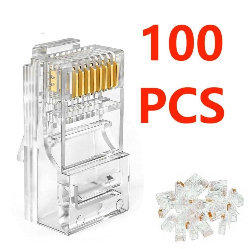 TechLink RJ45 Modular Plugs - Pack of 100