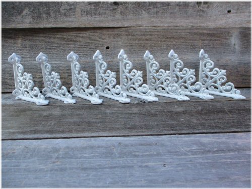 Vintage Wall Bracket Set in White