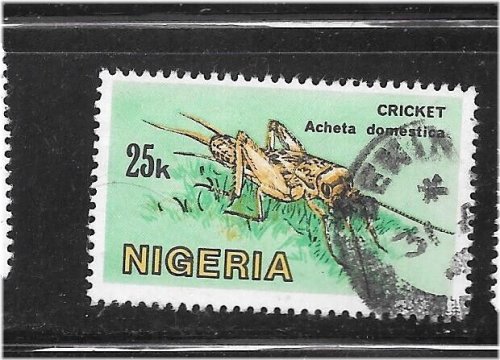 Nigerian Cricket Commemorative Stamp - Vintage 1986