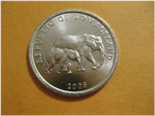 Somaliland Elephant Family Coin