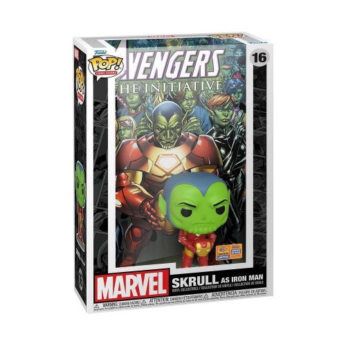 Comic Cover Collectibles: Marvel Skrull Iron Man Figure