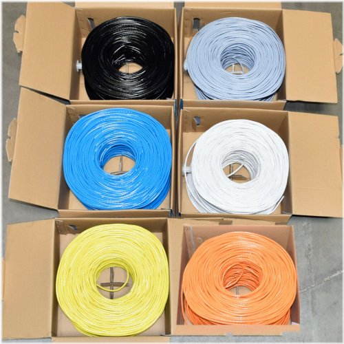 Colorful Bulk Network Cable - 1000FT Length